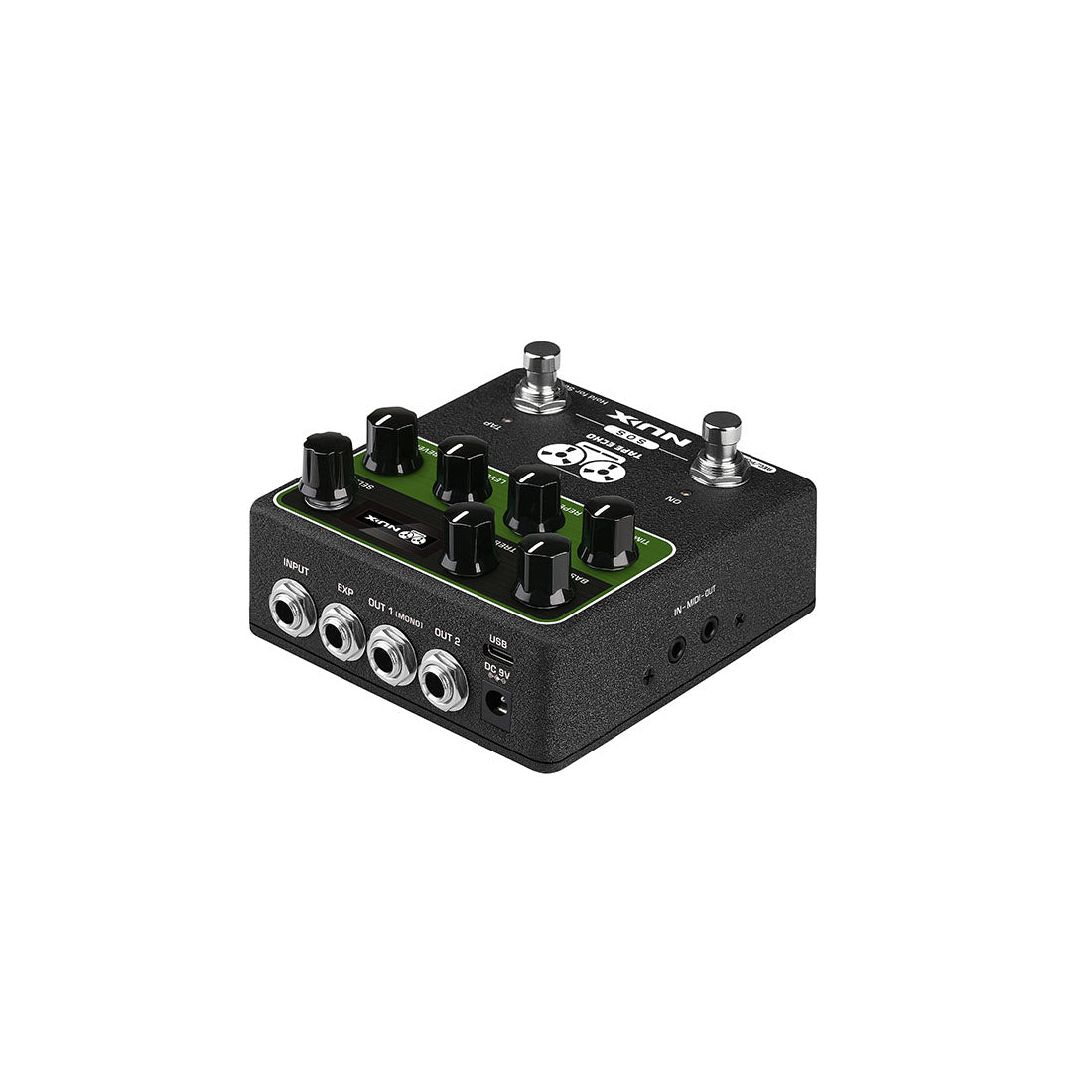 NUX Tape Echo NDD-7 磁帶延遲效果器｜立體聲1600ms 7 磁頭40 秒Looper