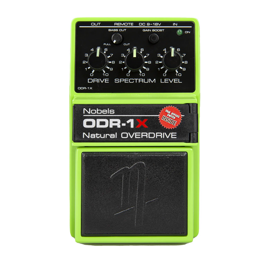 Nobels ODR-1X 過載效果器｜新一代ODR-1・可調Bass Cut・Gain Boost・9