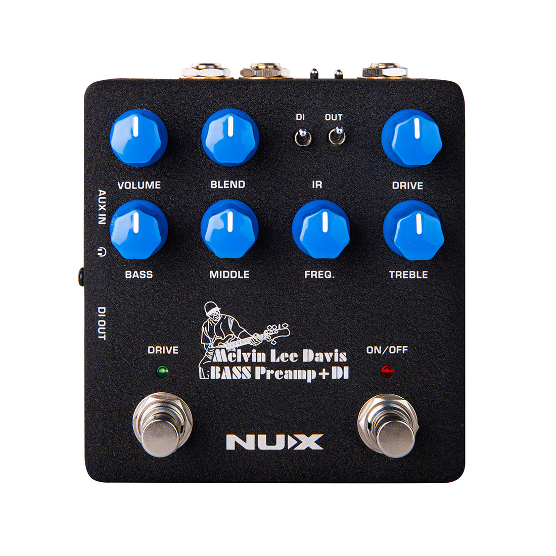 NUX MLD Bass Preamp+DI NBP-5 貝斯前級DI｜Melvin Lee Davis 聯名3 段