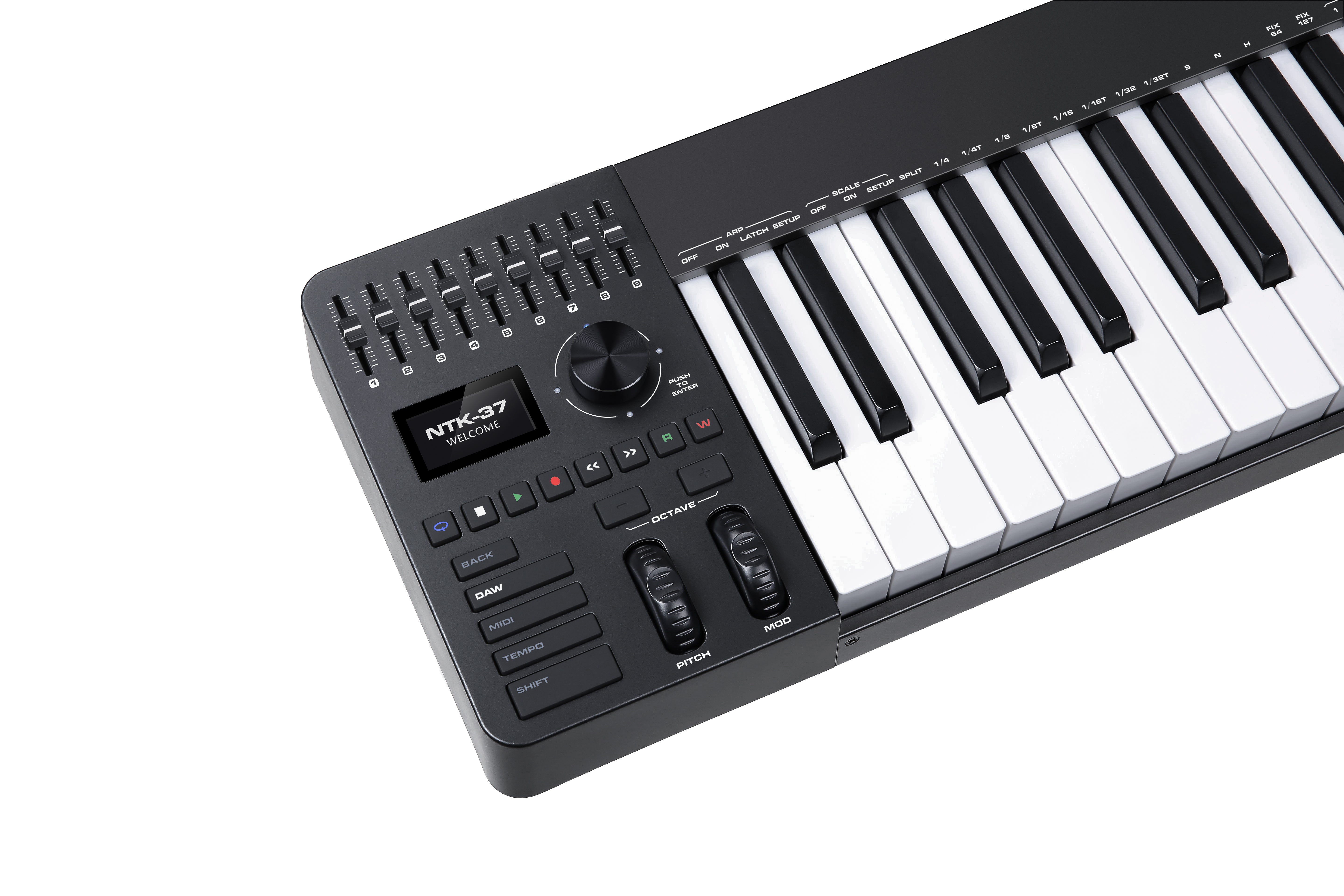 NUX NTK-37 37鍵MIDI 鍵盤控制器｜Aftertouch｜USB MIDI Keyboard